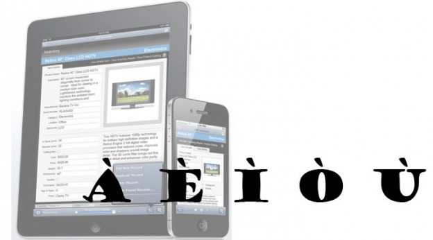 lettereaccentateiphoneipad