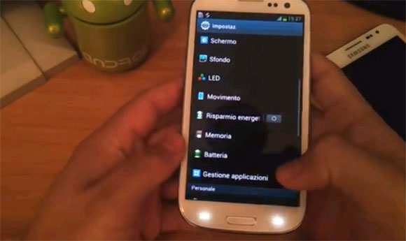 Come fare Screenshot Samsung Galaxy S3 Note foto schermo Screen Capture
