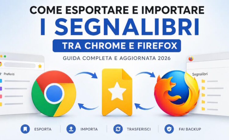 come trasferire segnalibri