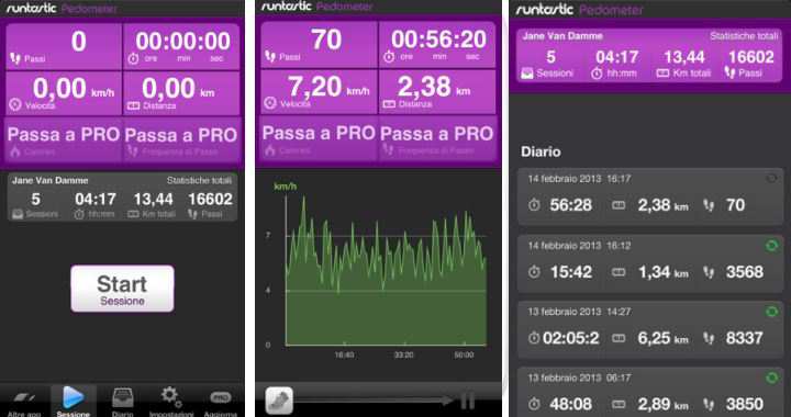 APP GRATUITA CONTAPASSI SCARICARE