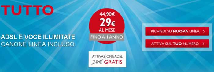 Offerte adsl senza telefono fisso internet casa promozioni migliori Linea adsl offerte