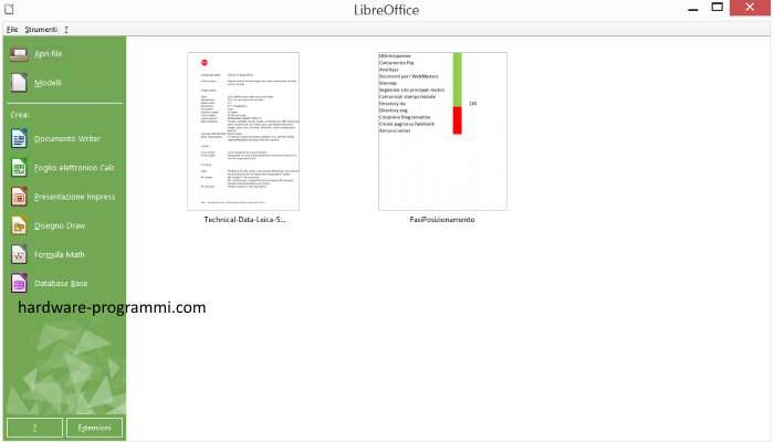 pacchetto office gratis free