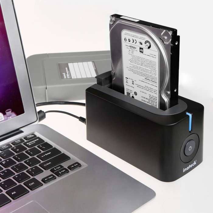 Hard disk Sata SSD docking station USB 3.0 con alimentatore leggere dati