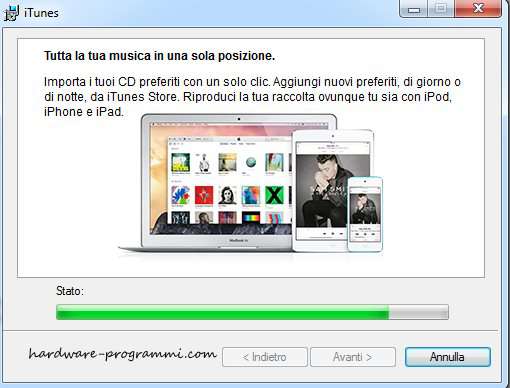 come installare itunes