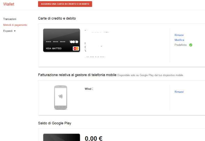 Come Togliere Carta Di Credito Da Ps4