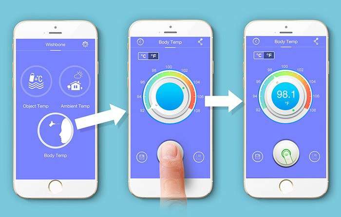utilizzare smartphone come termometro