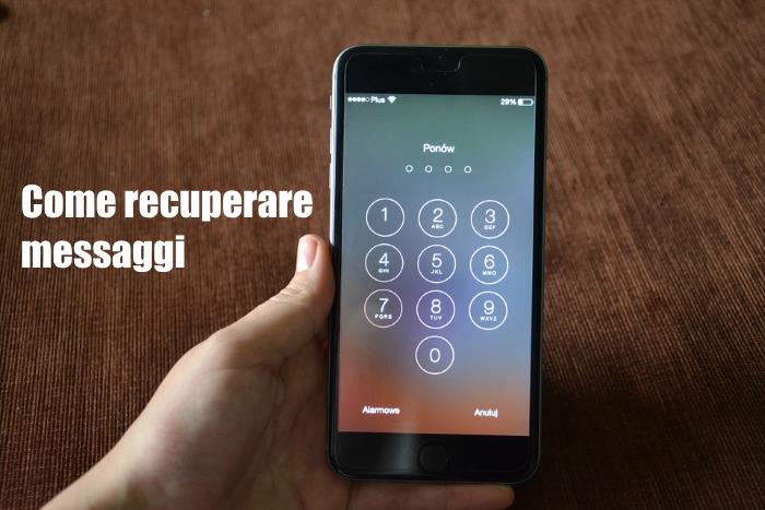 1) IPHONE MESSAGGI CANCELLATI – Recuperarli con iCloud