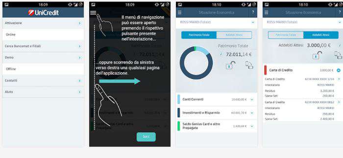 Banca Unicredit Saldo Conto Movimenti Da Cellulare Tablet