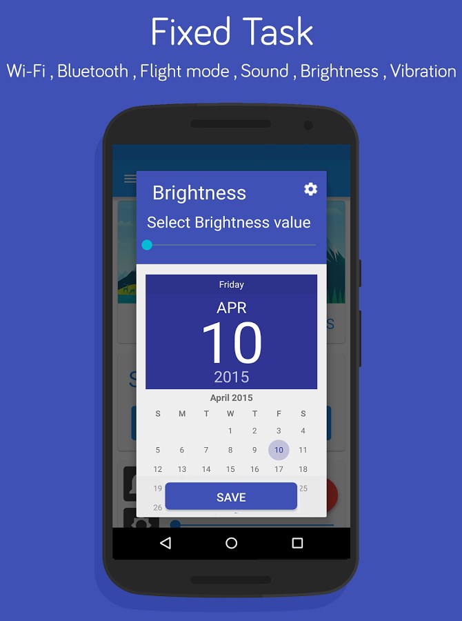 programmare impostazioni android