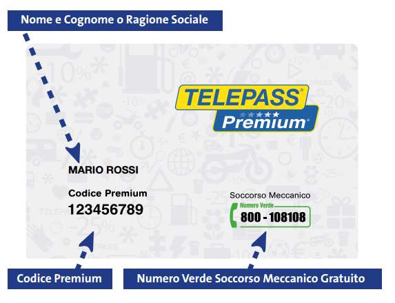 Telepass premium numero verde soccorso stradale e autostrada Premium clienti numero