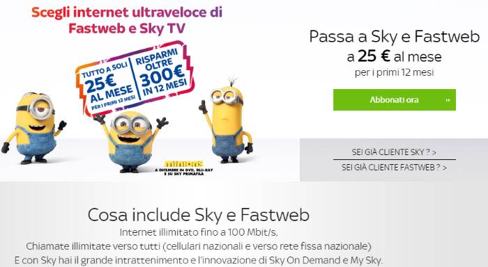 Sky fastweb contatti