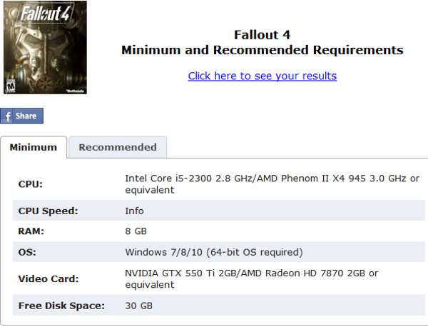 requisiti minimi giochi windows