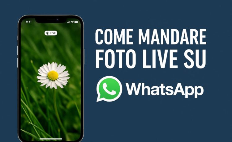 come mandare foto live su iphone