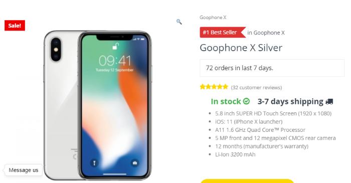 gophone x caratteristiche