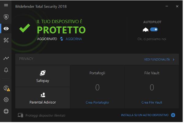 Bitdfefender protezione software