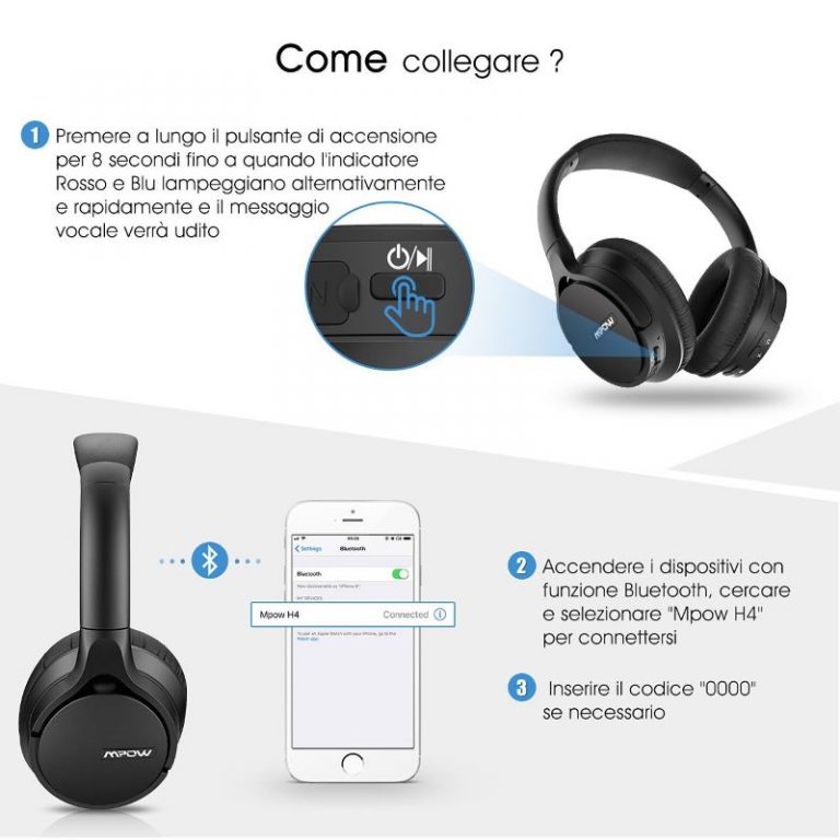 Cuffie Bluetooth Non Si Connettono Insieme