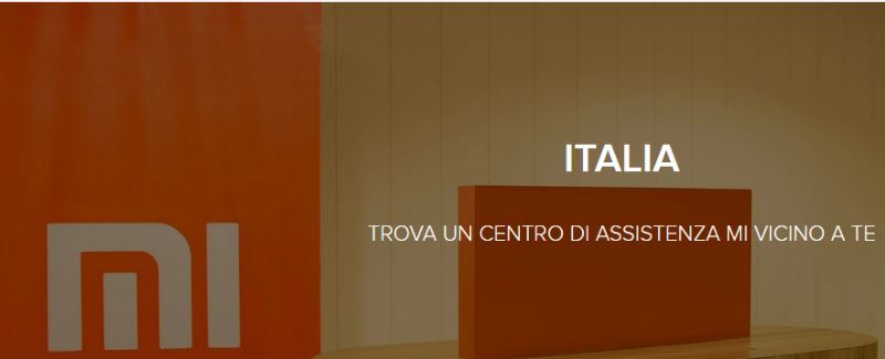 assistenza xiaomi italia