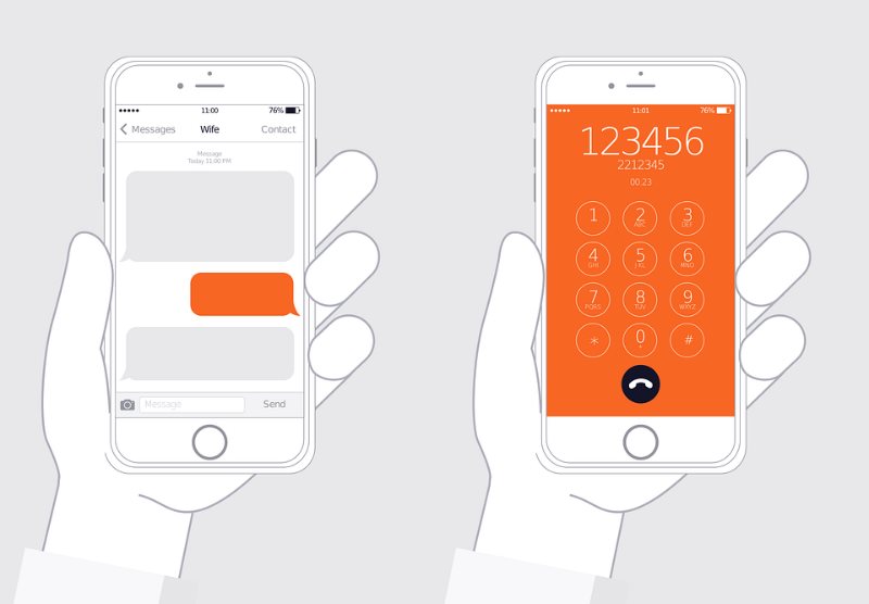 chiamata telefonica addebito