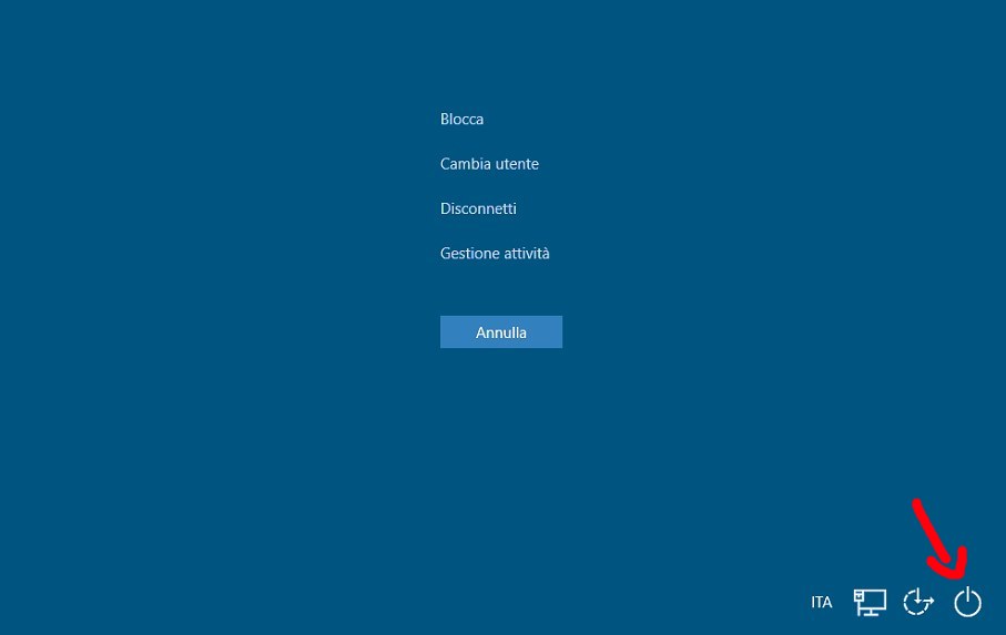 come forzare riavvio e spegnimento pc