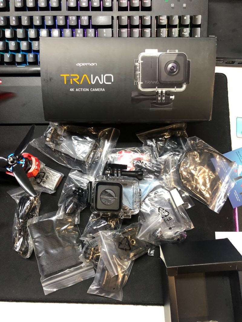 Mini Action Cam Magnetica 2K – Telecamera Tascabile Con Registrazione In Loop, Sensore Di Movimento, Ricarica USB-C E Impermeabilità, Per Casco Moto E Auto