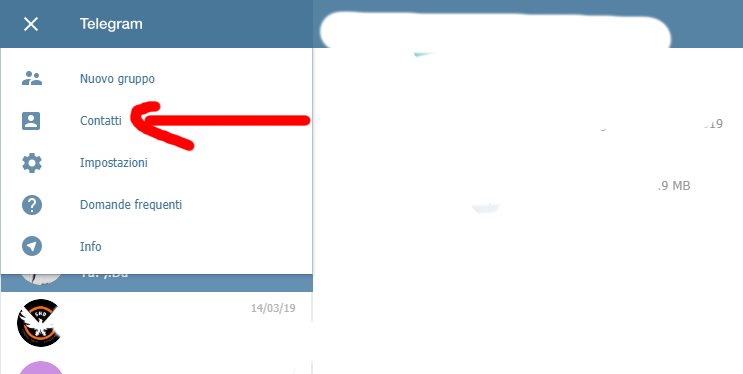 Come trovare i contatti su telegram