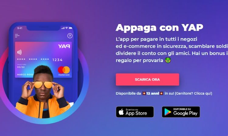 yap app carta come funziona costi