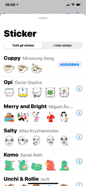 come aggiungere stickers whatsapp