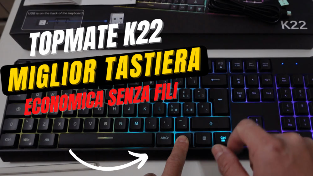 tastiera economica gaming wireless