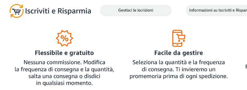 cambiare quantita data amazon