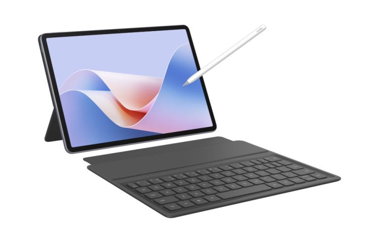 Custodia Con Tastiera Bluetooth Per Huawei MatePad T10S 2020, Layout Italiano, Illuminazione LED 7 Colori, Pelle PU, Colore Oro - 4