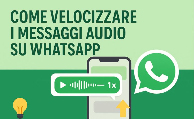 come velocizzare audio whatsapp