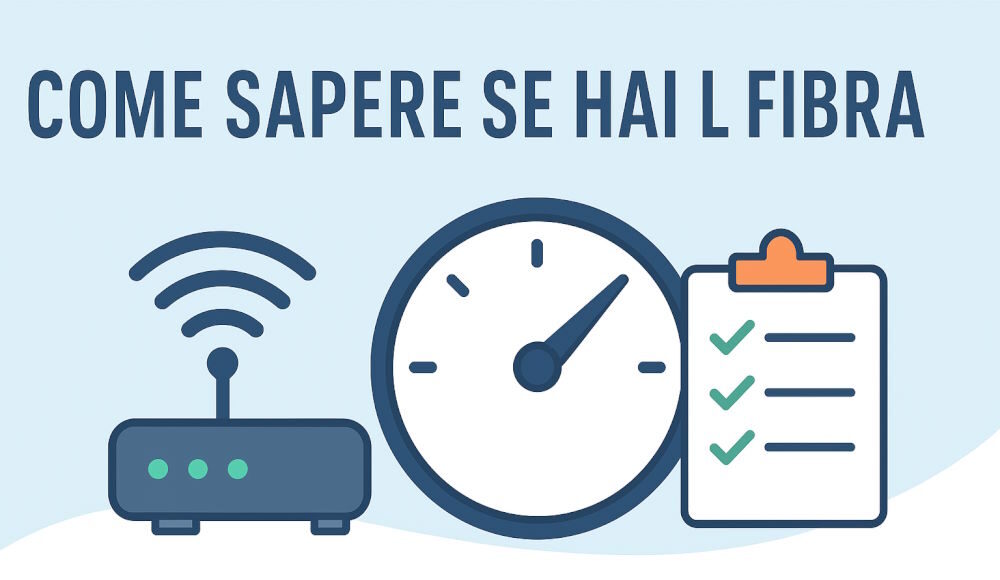 come sapere se hai la fibra veloce
