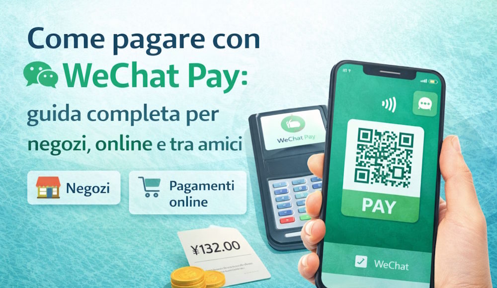 come pagare con wechat