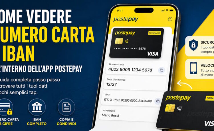 carta postepay iban numero carta