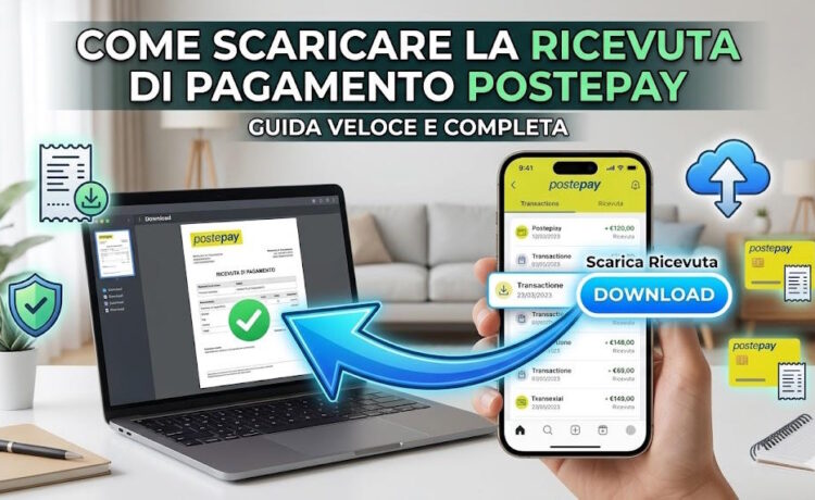 come scaricare ricevuta postepay