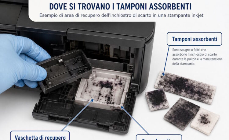 come cambiare tampone stampante