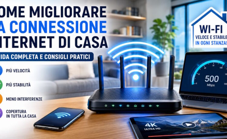 come migliorare connessione internet di casa