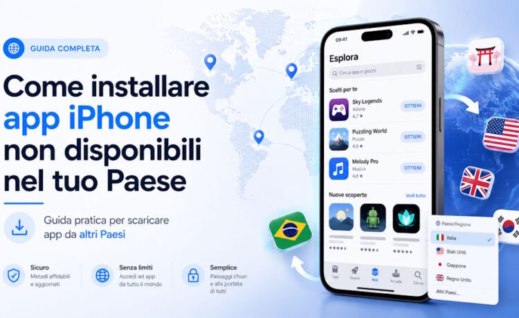 come installare app iphone non disponibili