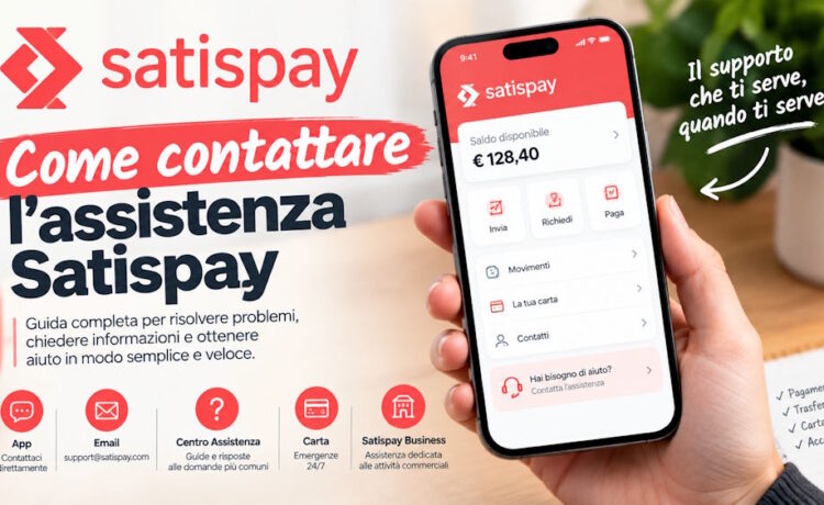 come contattare satispay