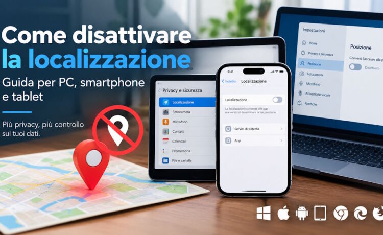come disattivare localizzazione