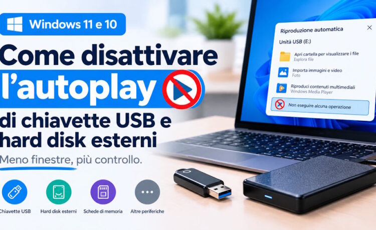 come disattivare autoplay windows