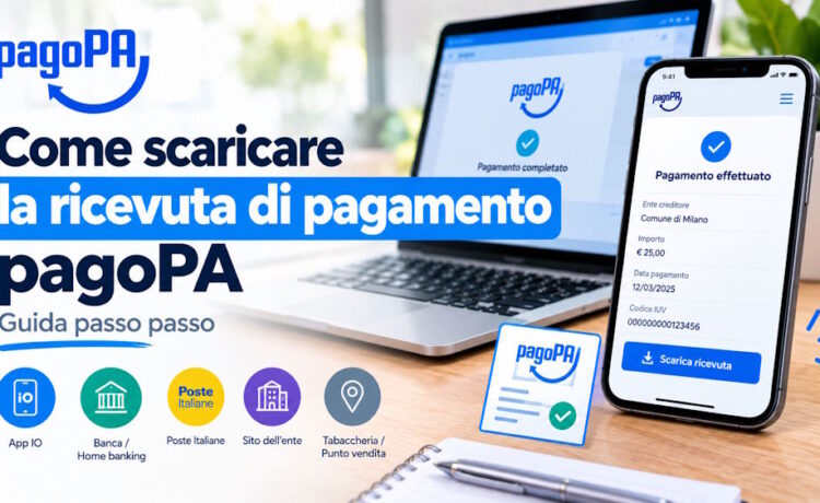 come scaricare ricevuta pagopa